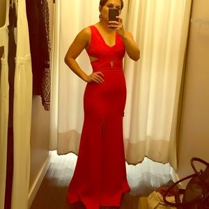 Size 4, Red, BCBG Gown